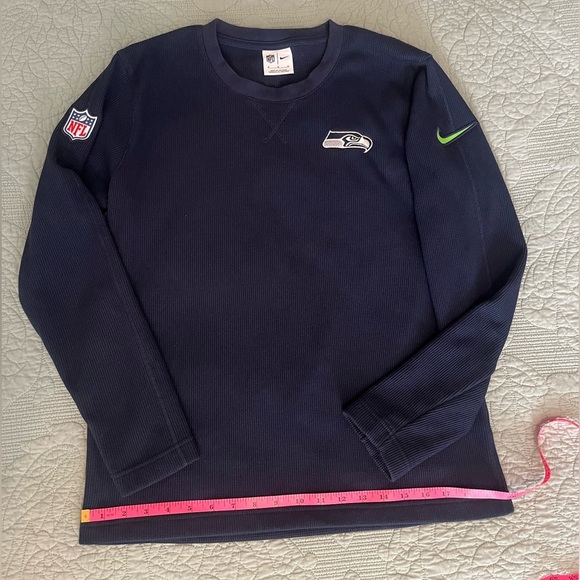 Nike x NFL Seahawks Long Sleeve Thermal in Navy Size Medium - Picture 7 of 9